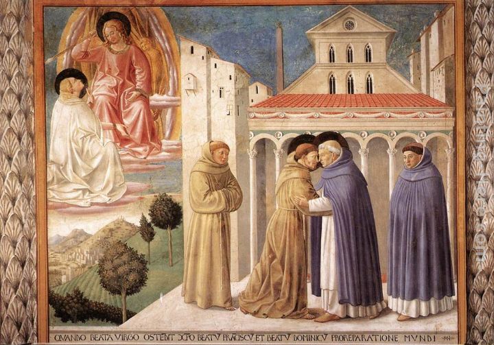 Scenes from the Life of St Francis (Scene 4, south wall) painting - Benozzo di Lese di Sandro Gozzoli Scenes from the Life of St Francis (Scene 4, south wall) art painting